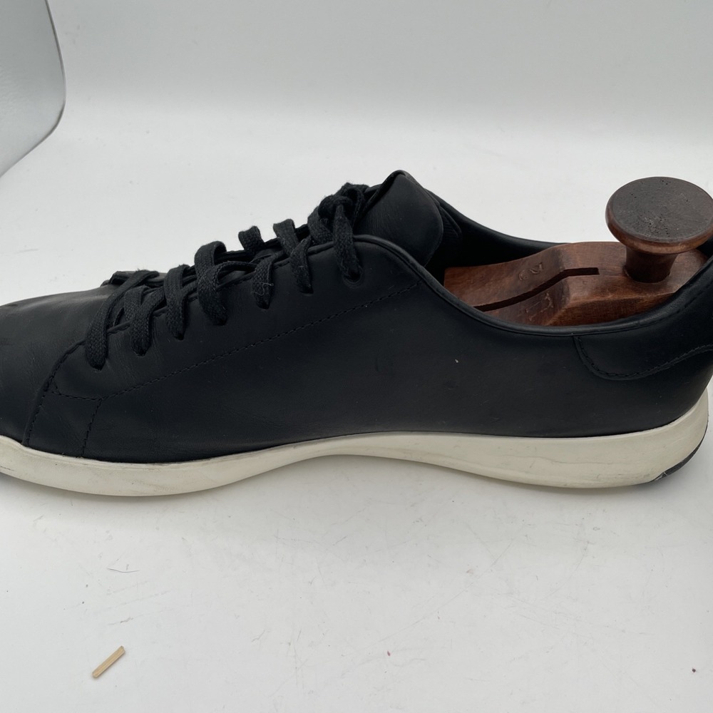 Cole Haan GrandPro Men's 12 M Low Top Sneakers Tennis Black Leather - Picture 6 of 12
